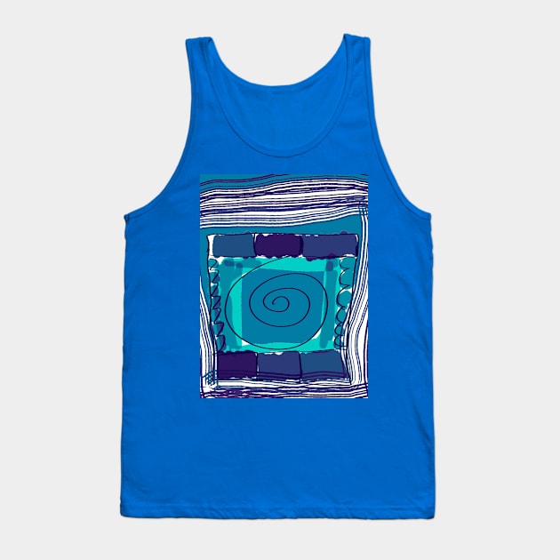 Blue Tank Top by Creative-Dabbling